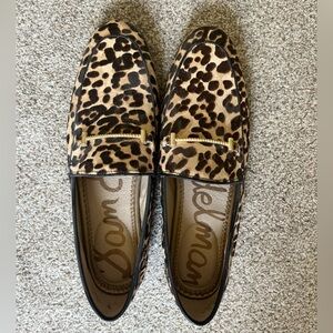 Sam Edelman Brown Leopard Print Flats